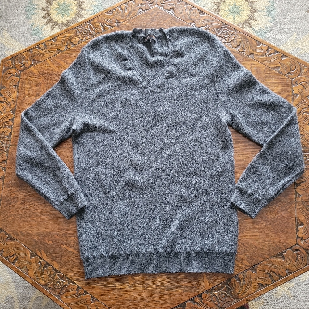 Jonathan Macintosh Men's Baby Alpaca Sweater Size L